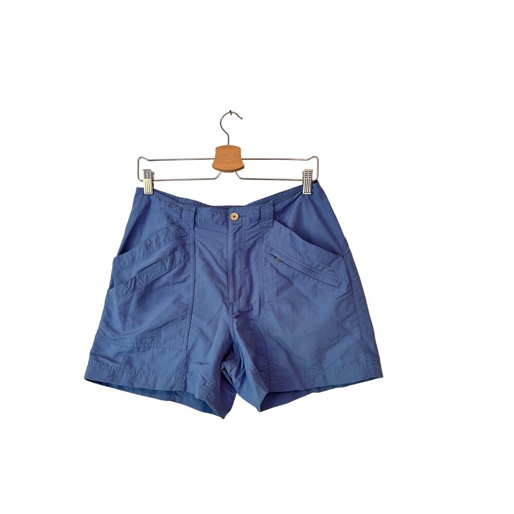 Royal Robbins Outdoor Hiking Gorpcore Shorts Size 8 Blue Nylon